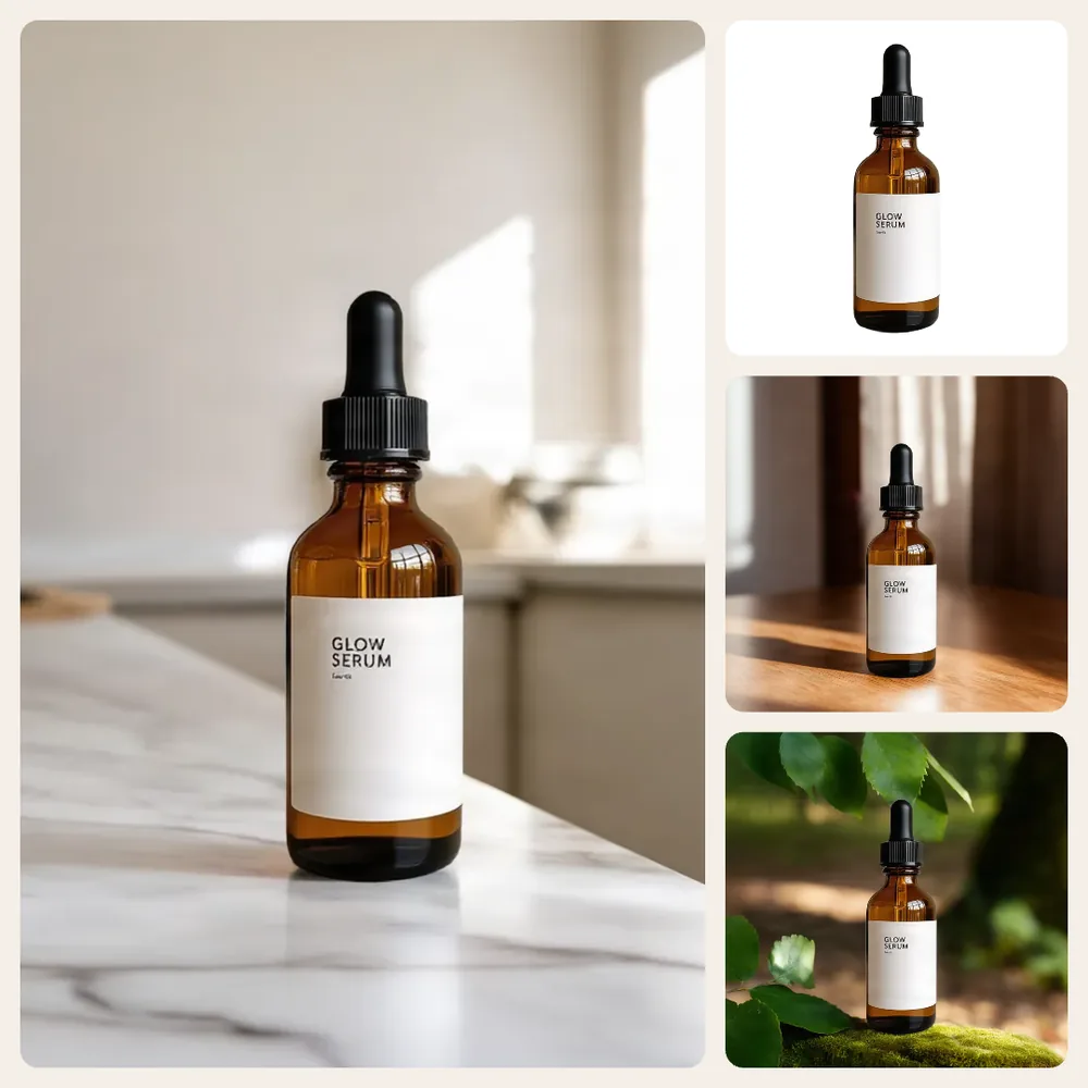 Four product photos in a 1 big + 3 layout, 1080 × 1080, made with this tool